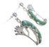 Turquoise Opal Whiterock Sterling Silver Kokopelli Earrings RS36105