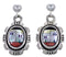 Sterling Silver Native American Design Multicolor Earrings RS41071