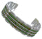 Sterling Silver And Turquoise Inlay Cuff Bracelet TX39618