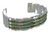 Sterling Silver And Turquoise Inlay Cuff Bracelet TX39618