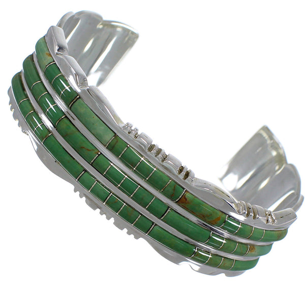 Sterling Silver And Turquoise Southwestern Bracelet TX39621