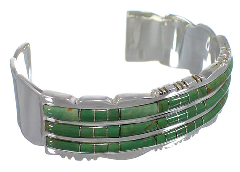 Sterling Silver And Turquoise Southwestern Bracelet TX39621