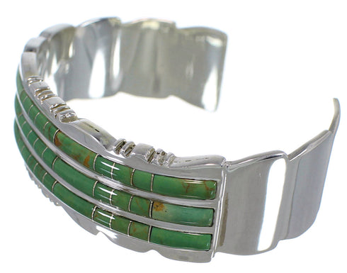 Sterling Silver And Turquoise Southwestern Bracelet TX39621