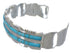 Southwestern Silver And Turquoise Inlay Bracelet TX39647
