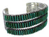 Sterling Silver Turquoise Needlepoint Jewelry Bracelet VX37391