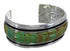 Southwestern Turquoise Silver Cuff Bracelet EX41595