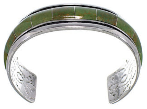 Turquoise Inlay Southwestern Cuff Bracelet EX41598
