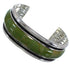 Turquoise Genuine Sterling Silver Cuff Bracelet EX41603