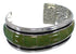 Turquoise Genuine Sterling Silver Cuff Bracelet EX41603