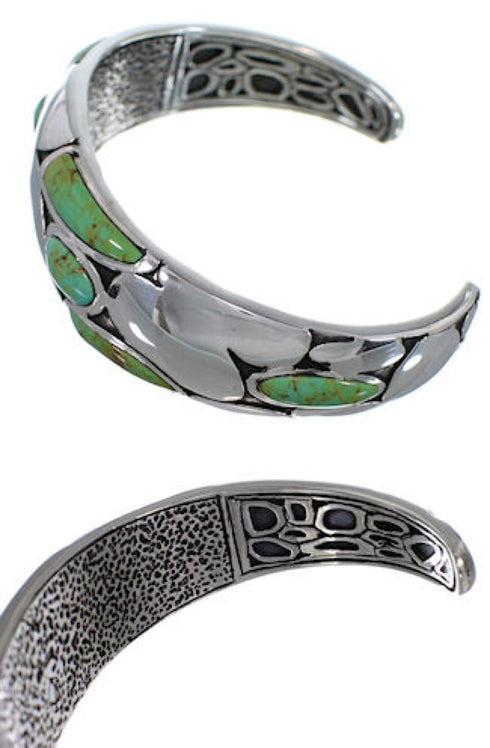 Sterling Silver And Turquoise Southwest Bracelet TX39544