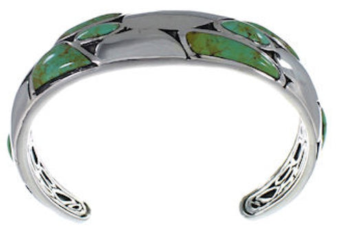 Sterling Silver And Turquoise Southwest Bracelet TX39544