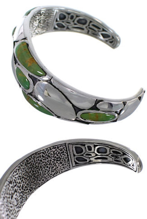 Silver And Turquoise Southwestern Bracelet TX39546