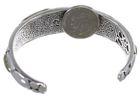 Sterling Silver And Turquoise Inlay Bracelet TX39579