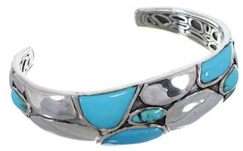 Silver And Turquoise Cuff Bracelet TX39587