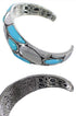 Silver And Turquoise Cuff Bracelet TX39587
