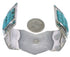Southwest Authentic Sterling Silver Turquoise Cuff Bracelet CX49718
