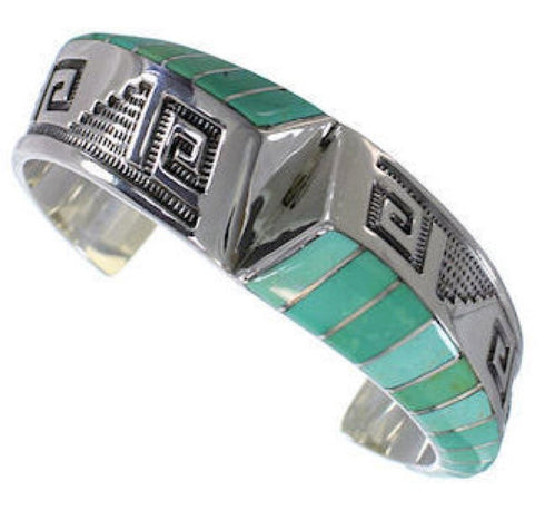 Sterling Silver And Turquoise Cuff Bracelet Jewelry PX27908