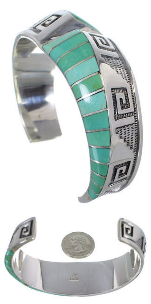 Sterling Silver And Turquoise Cuff Bracelet Jewelry PX27908