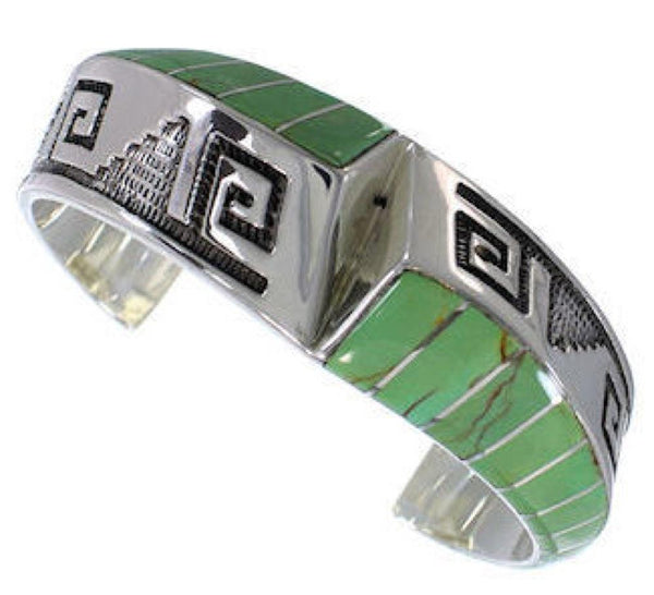 Turquoise And Sterling Silver Cuff Bracelet PX27898