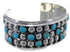 Sterling Silver Turquoise Southwestern Cuff Bracelet MX27509