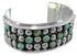 Sterling Silver Southwest Turquoise Jewelry Cuff Bracelet MX27529