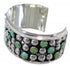 Sterling Silver Southwest Turquoise Jewelry Cuff Bracelet MX27529