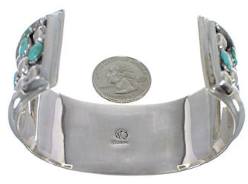Turquoise Jewelry Sterling Silver Southwestern Cuff Bracelet MX27517