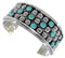 Southwest Turquoise Sterling Silver Cuff Bracelet MX27523