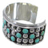 Southwest Turquoise Sterling Silver Cuff Bracelet MX27523