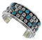 Sterling Silver Turquoise Southwestern Cuff Bracelet MX27514
