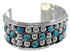 Sterling Silver Turquoise Southwestern Cuff Bracelet MX27514