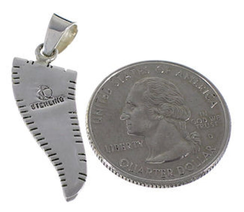 Southwest Multicolor Jewelry Sterling Silver Pendant EX29786