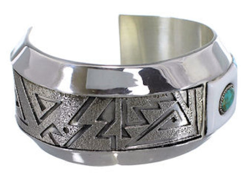 Multicolor And Sterling Silver Southwest Cuff Bracelet IS61090