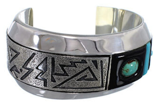 Jet And Turquoise Jewelry Cuff Bracelet PX27975