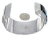 Sterling Silver Jet Turquoise Southwest Bracelet Jewelry PX27993