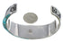 Silver Southwestern Turquoise Inlay Jewelry Cuff Bracelet PX27803