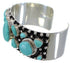 Southwest Sterling Silver Turquoise Cuff Bracelet GS57686