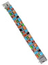 Multicolor And Silver Whiterock Link Bracelet YS69798