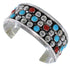 Sterling Silver Jewelry Coral Southwest Turquoise Bracelet FX27258