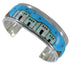 Turquoise Multicolor Native American Design Cuff Bracelet EX27875