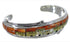 Native American Village Design Silver Multicolor Bracelet GS61865