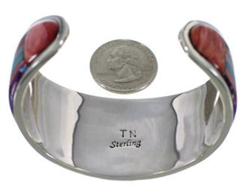 Oyster Shell Multicolor Native American Mesa Design Bracelet RS40972