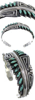 Southwest Jewelry Turquoise Sterling Silver Cuff Bracelet FX28093