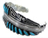 Southwestern Turquoise Overlay Sterling Silver Cuff Bracelet EX27461