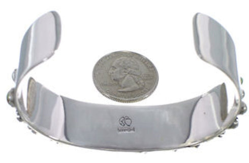 Turquoise Southwest Jewelry Sterling Silver Cuff Bracelet VX37730