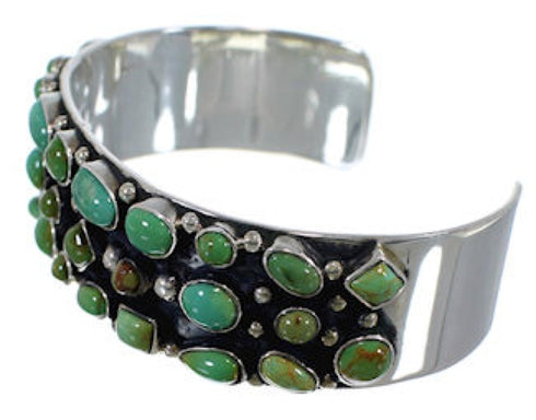 Southwest Turquoise Jewelry Sterling Silver Cuff Bracelet VX37732