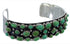 Genuine Sterling Silver Turquoise Jewelry Cuff Bracelet VX37734