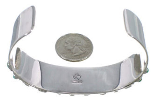 Genuine Sterling Silver Turquoise Jewelry Cuff Bracelet VX37734