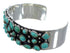 Southwest Turquoise Jewelry Sterling Silver Cuff Bracelet VX37744