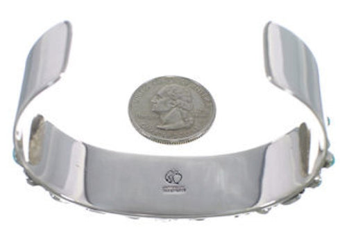 Southwest Turquoise Jewelry Sterling Silver Cuff Bracelet VX37744